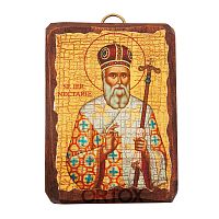 Икона святителя Нектария Эгинского, митрополита Пентапольского, 6,5х9 см, под старину