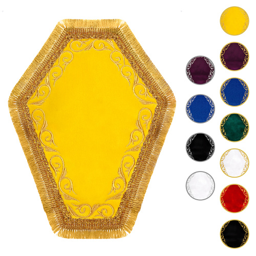 Плат под крест шестигранный вышитый, 26х33 см