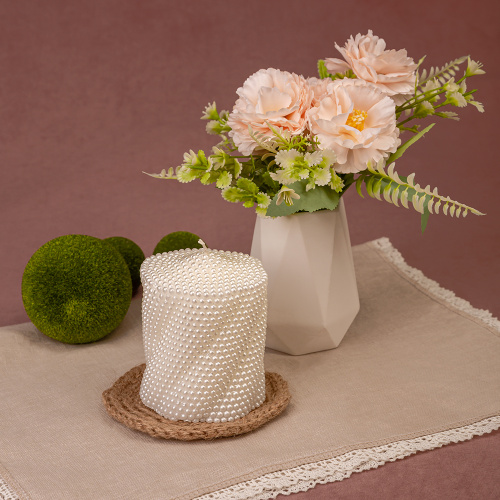 Свеча декоративная "Кружево", цвета микс, высота 9 см фото 6 Свеча декоративная "Кружево", цвета микс, высота 9 см фото 6