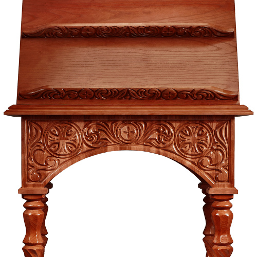 Аналой клиросный "Тверской", цвет "кипарис", 85х50х158 см фото 5