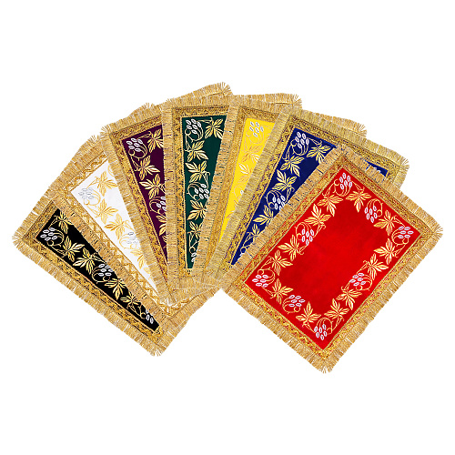 Плат под крест прямоугольный, бархат, вышивка Плат под крест прямоугольный, бархат, вышивка