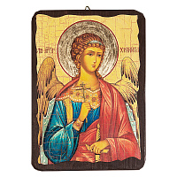 Икона Ангела Хранителя, под старину, 17х23 см, У-1230