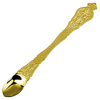 Лжица латунная в позолоте, длина 24 см, У 4-4809