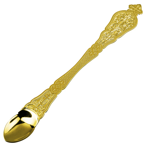 Лжица латунная в позолоте, длина 24 см, У 4-4809