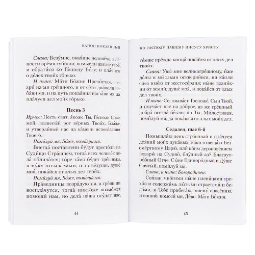 Молитвослов с раздельными канонами и правилом ко Святому Причастию. Русский шрифт фото 4 Молитвослов с раздельными канонами и правилом ко Святому Причастию. Русский шрифт фото 4