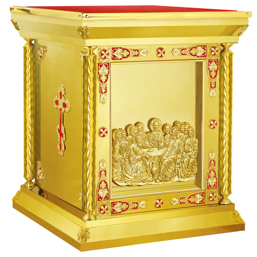 Облачение на престол "Гефсиманское", эмаль, литье, высота 107 см Облачение на престол "Гефсиманское", эмаль, литье, высота 107 см