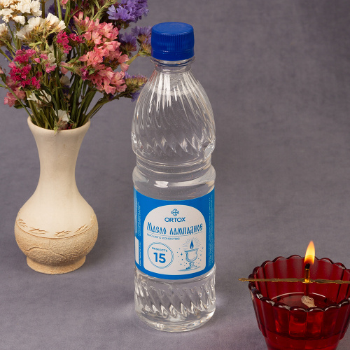 Масло лампадное вазелиновое "ORTOX", 0,5 л (вязкость 15), упаковка 20 шт. фото 4