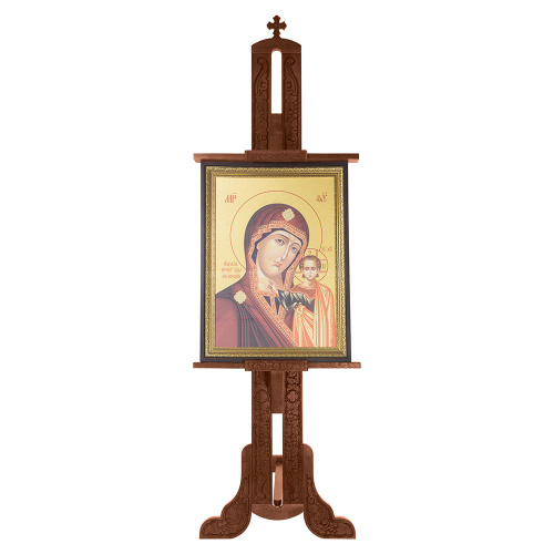 Подставка под храмовую икону "Суздальская", цвет "кипарис", 80х66х254 см фото 2