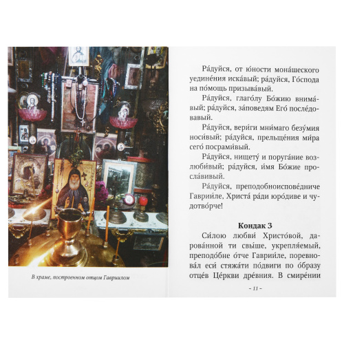 Акафист, канон, житие. Преподобный Гавриил Самтаврийский фото 3