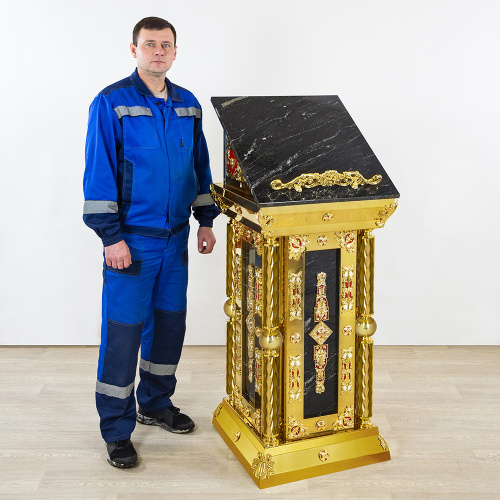 Аналой боковой "Сионский", 58х55х141 см фото 9