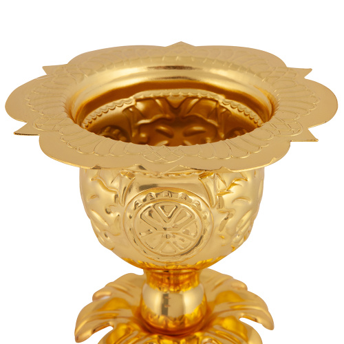 Лампада напрестольная, цинковый сплав, 12х27 см фото 5 Лампада напрестольная, цинковый сплав, 12х27 см фото 5