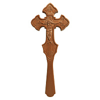 Крест требный деревянный криновидный, 11,5х27,5 см