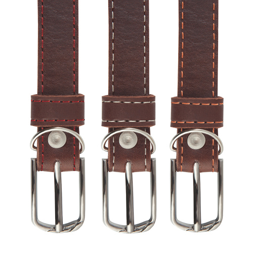 Ремень женский кожаный коричневый с молитвой Честному Кресту и Иисусовой молитвой, ширина 1,8 см, с  фото 10