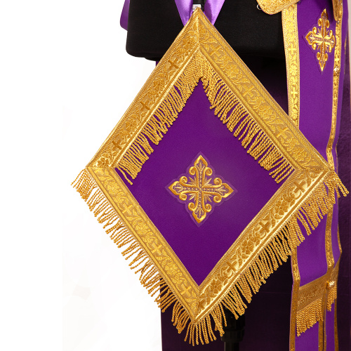 Иерейское облачение греческое фиолетовое фото 4