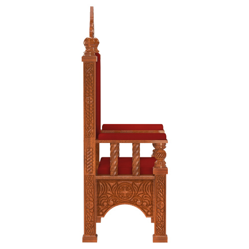 Архиерейский трон "Ярославский", цвет "кипарис", 70х58х161 см фото 3 Архиерейский трон "Ярославский", цвет "кипарис", 70х58х161 см фото 3