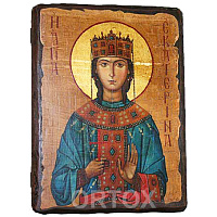 Икона великомученицы Екатерины Александрийской, под старину №1