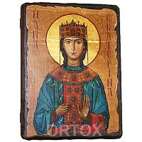 Икона великомученицы Екатерины Александрийской, под старину №1