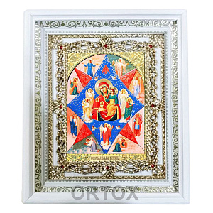 Икона Божией Матери "Неопалимая Купина", 24х28 см, багетная рамка (багетная рамка)
