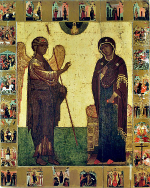 Икона Богородицы «Благовещение» Устюжская