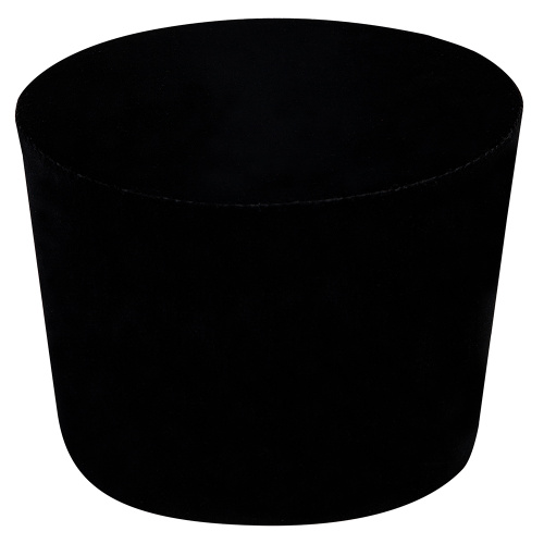 Камилавка черная, бархат, размер 57