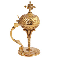 Кадильница латунная, 10х16,5 см