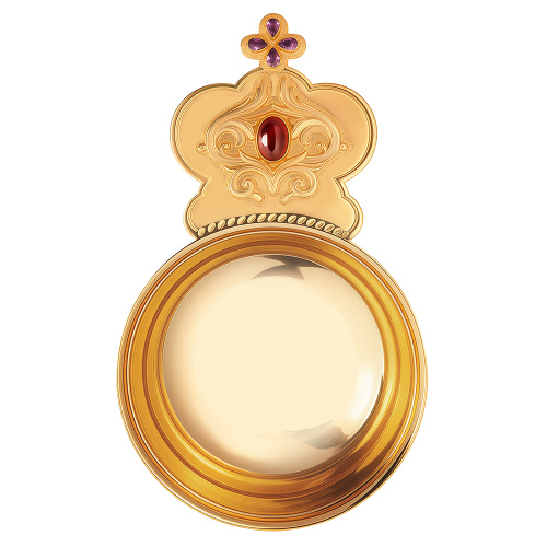 Ковш для запивки большой из ювелирного сплава в позолоте, фианиты, на ножке, Ø 9 см фото 5 Ковш для запивки большой из ювелирного сплава в позолоте, фианиты, на ножке, Ø 9 см фото 5