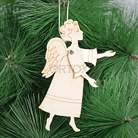 Подвеска деревянная "Ангел" для раскрашивания, 5х11 см
