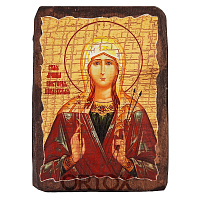 Икона мученицы Виктории Кордубской, 6,5х9 см, под старину
