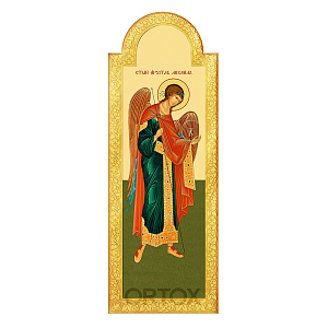 Диаконская дверь к "Суздальскому" иконостасу, позолоченная, 198х76х8 см (Северная (левая), ясень, краска)