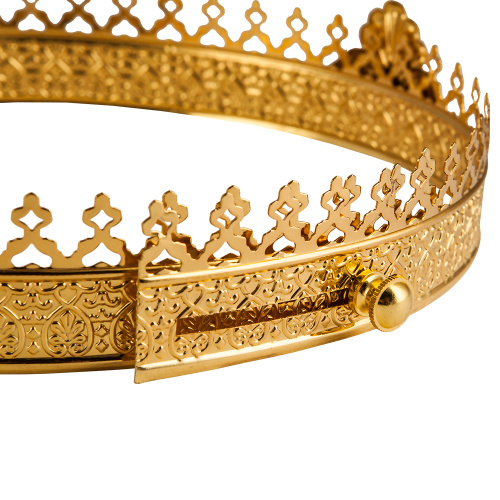 Венцы венчальные, пара, с камнями, высота 5 см фото 5 Венцы венчальные, пара, с камнями, высота 5 см фото 5