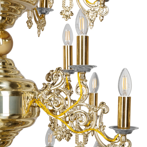 Паникадило "Фаворское" на 36 свечей, диаметр 95 см, высота 150 см фото 8