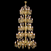 Паникадило "Фаворское" на 120 свечей, диаметр 116 см, высота 246 см