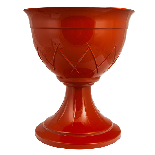 Ваза пластиковая "Лилия" с подставкой, на 9 л, 32,5х36,5 см фото 3 Ваза пластиковая "Лилия" с подставкой, на 9 л, 32,5х36,5 см фото 3