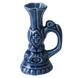 Подсвечник настольный керамический "Тюльпан", цвет микс (керамика)