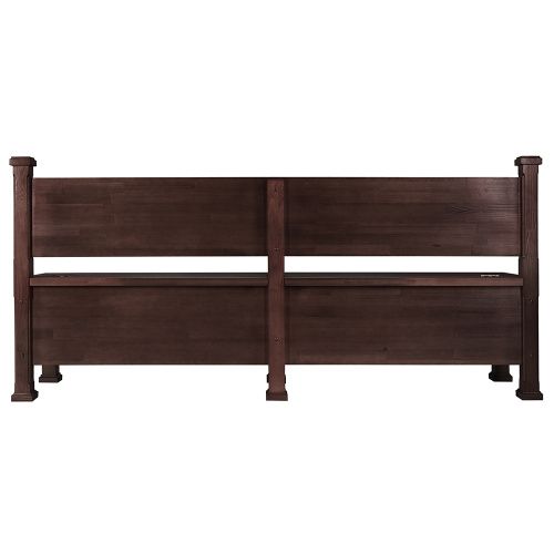 Скамья-сундук "Воронежская" темная, длинная, 200х45х90 см фото 4