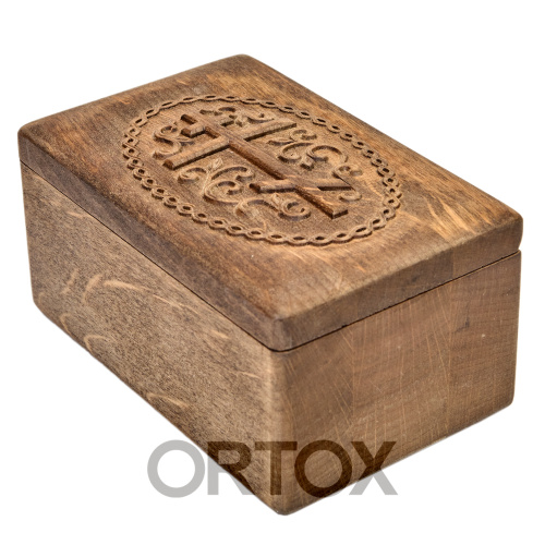 Крестильный ящик деревянный с наполнением, 12,5х8х6,5 см фото 3