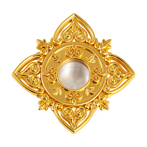 Мощевик врезной, цинковый сплав, Ø 67/21 мм (средний вес 54 г)