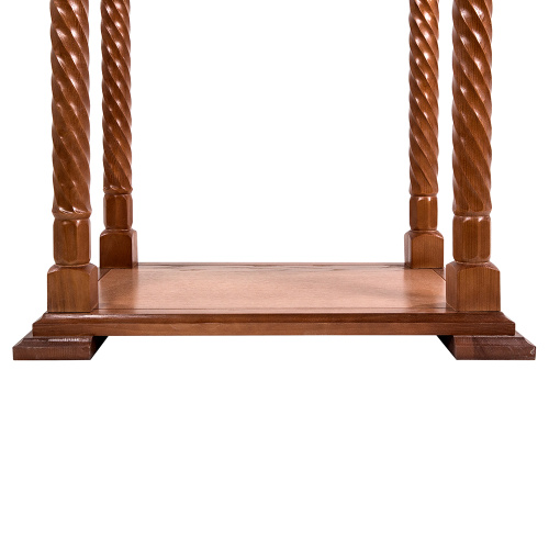 Панихидный стол песковой "Суздальский", цвет "кипарис", колонны, резьба, высота 100 см фото 10
