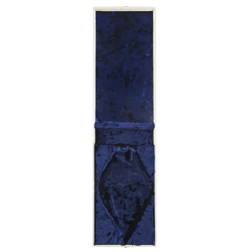 Футляр для наперсного креста или панагии, искусственная кожа, 26,5х13х4 см, цвет "слоновая кость" фото 4