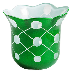 Стаканчик для лампады №9, 7,5х7,1 см (зеленый)