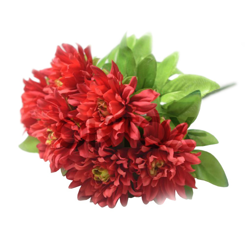 Цветы искусственные "Букет георгинов", цвета в ассортименте фото 2