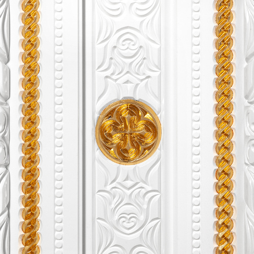 Жертвенник "Вологодский" белый с золотом (поталь) фото 6 Жертвенник "Вологодский" белый с золотом (поталь) фото 6