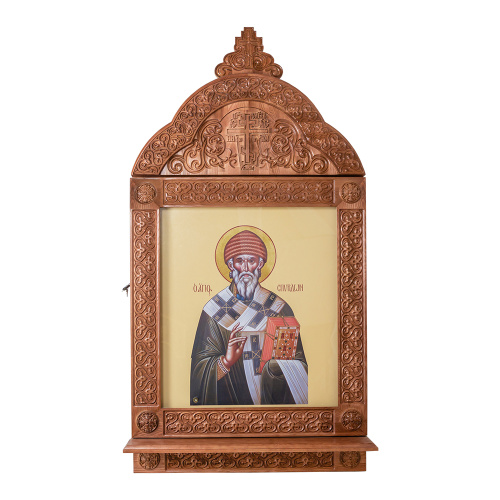 Киот настенный "Ярославский" светлый, 100х16х185 см  фото 2