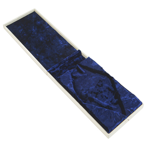 Футляр для наперсного креста или панагии, искусственная кожа, 26,5х13х4 см, цвет "слоновая кость" фото 2