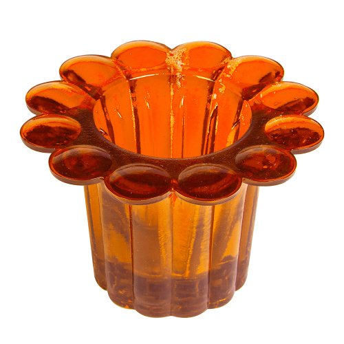 Стаканчик для лампадки "Ромашка" желтый, 8х5,5 см Стаканчик для лампадки "Ромашка" желтый, 8х5,5 см