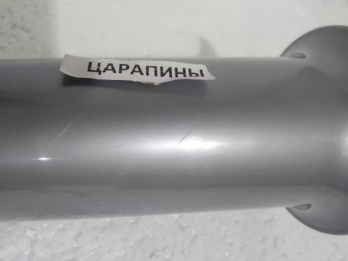 Ваза пластиковая со штырем (для газона), цвет под серебро, У 51-0001 фото 4