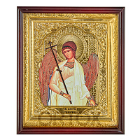 Икона большая храмовая Ангела Хранителя, прямая рама