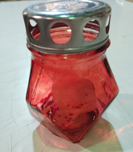 Лампада неугасимая (фонарик) со сменным блоком красная, У-0178 фото 3