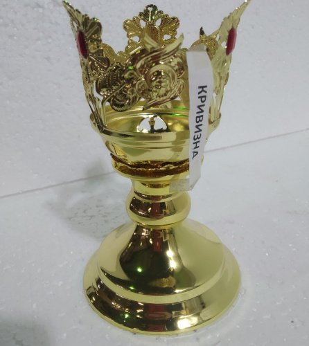 Лампада настольная, цинковый сплав, 9х14 см, №3, У 55-0013 фото 3