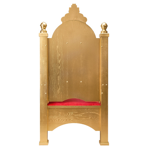 Архиерейский трон "Ярославский", цвет "золото", 78х72х160 см фото 4